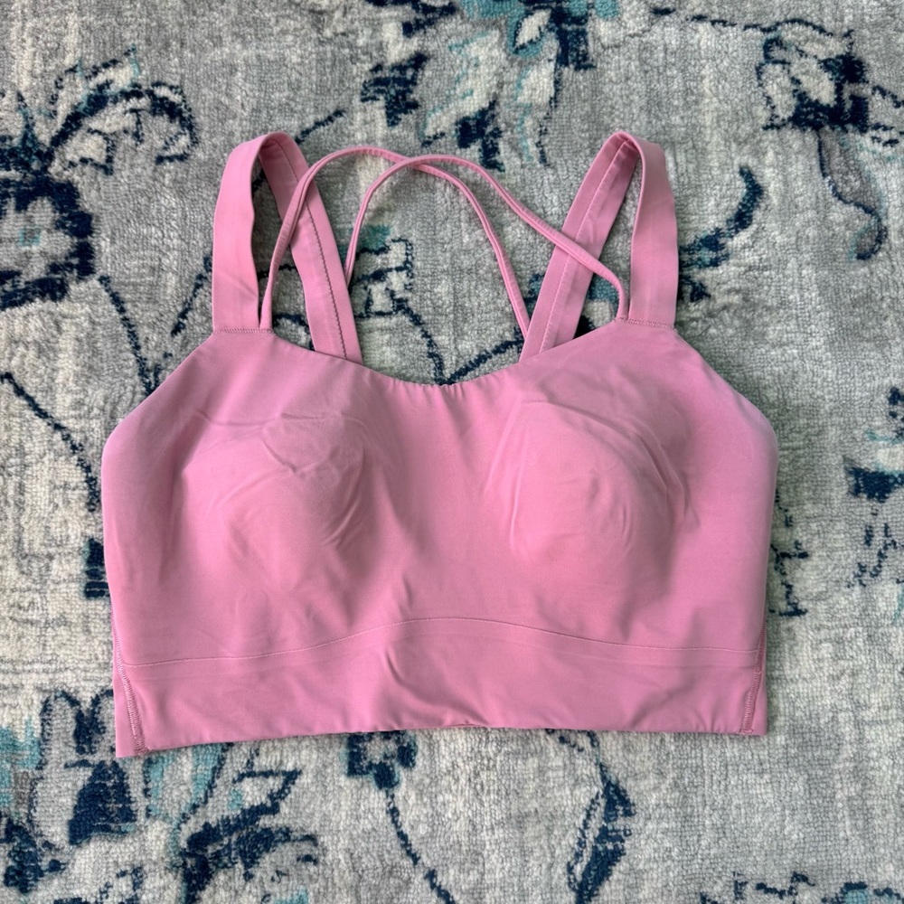Like New D/DD Like a Cloud Bra Lululemon - Size 8 Pink Tide